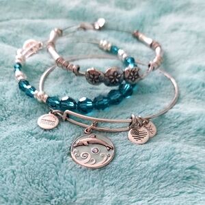 Alex & Ani silver Bracelets